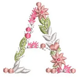 Lettre florale (+5€)