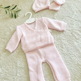 Ensemble de naissance personnalisé - Tricot