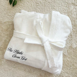 Peignoir de bain mixte personnalisé