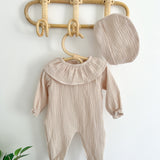 Ensemble de naissance - Gaze de coton 2 pcs